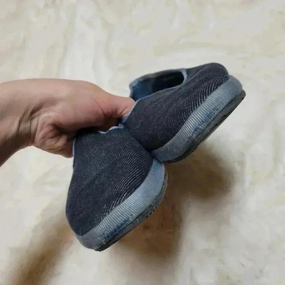 Weekend Max Mara Navy Blue Ballet Flats Denim Size 36 6 - Picture 3 of 10